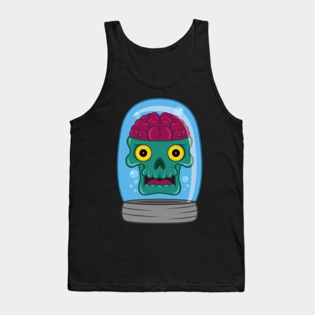 Brains Tank Top by gastaocared